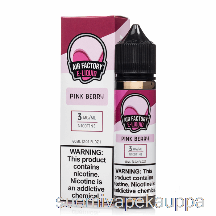 Vape Kauppa Pink Berry - Air Factory - 60ml 3mg